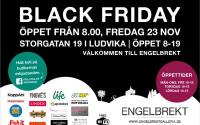 Missa inte Black Friday 23 november